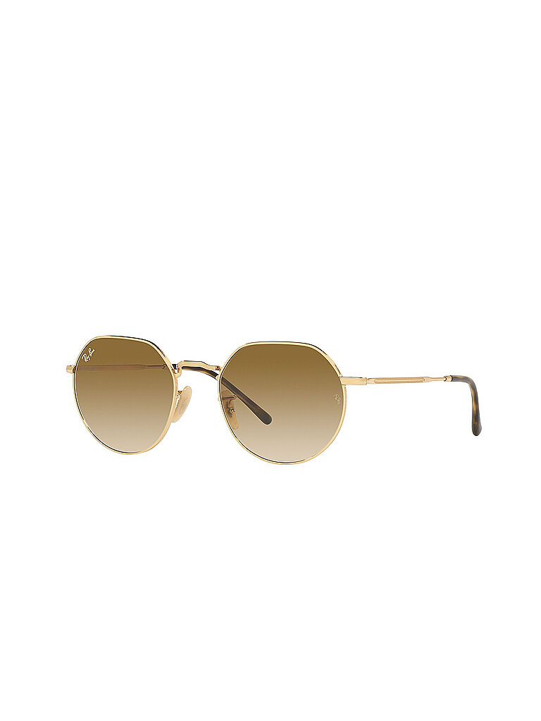 Ray-Ban Jack 0RB3565/53 Round Gold Sunglasses